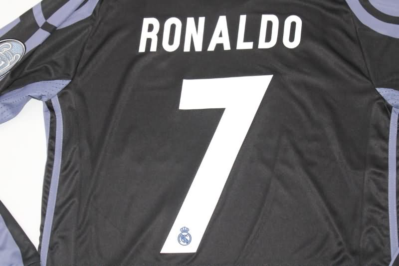 Real Madrid Soccer Jersey Third Long Retro Replica 2016/17
