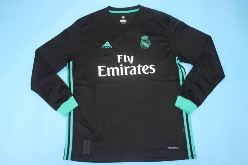 Real Madrid Soccer Jersey Away Long Retro Replica 2017/18