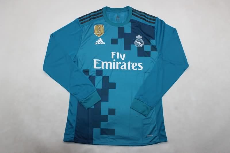 Real Madrid Soccer Jersey Third Long Sleeve Retro (Player) 2017/18