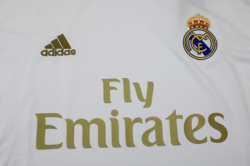 Real Madrid Soccer Jersey Home Long Sleeve Retro Replica 2019/20