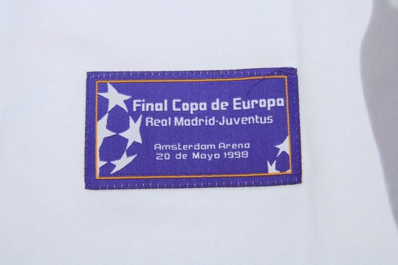Real Madrid Soccer Jersey Special Retro Replica 1998