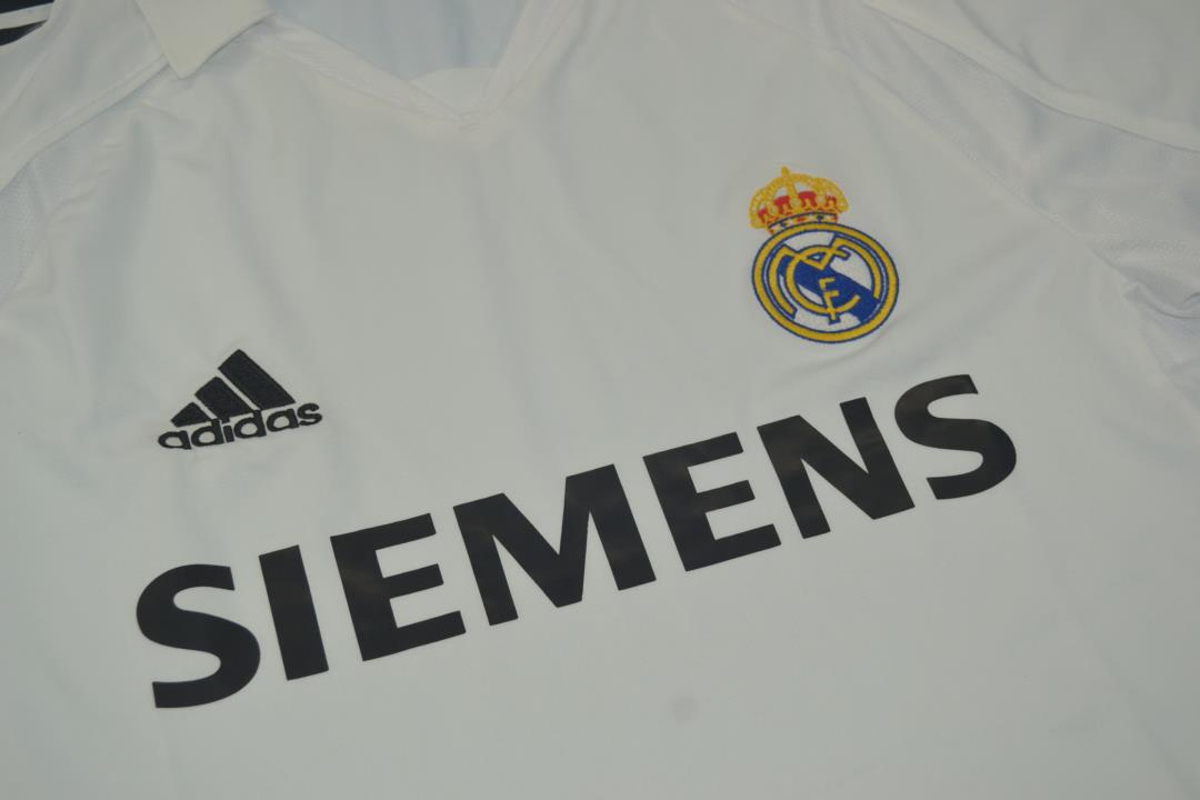 Real Madrid Soccer Jersey Home Retro Replica 2005/06