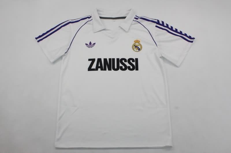 Real Madrid Soccer Jersey Home Retro Replica 1982/84