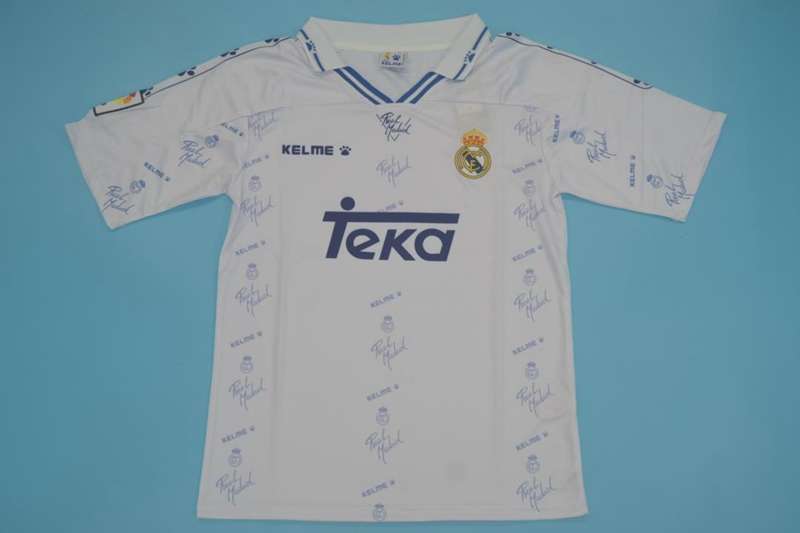Real Madrid Soccer Jersey Home Retro Replica 1994/96
