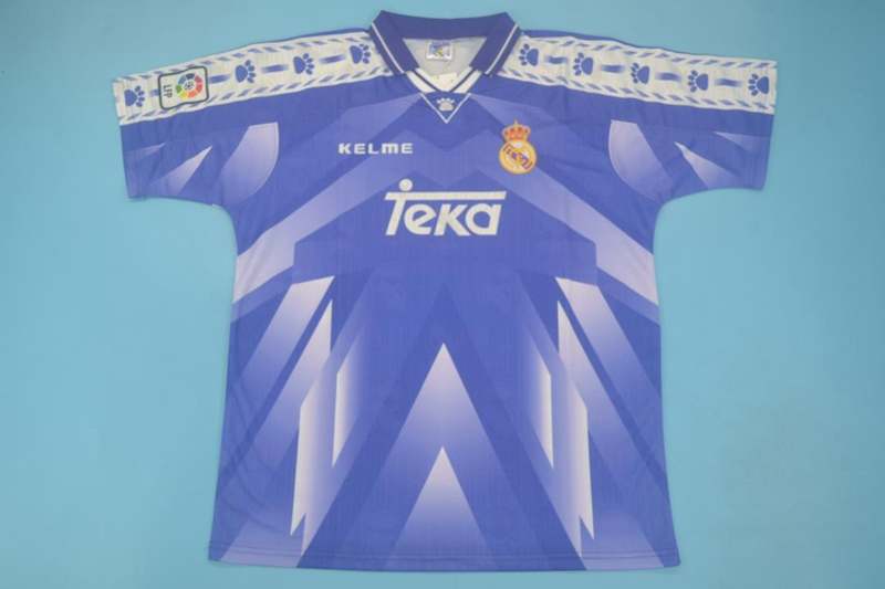 Real Madrid Soccer Jersey Away Retro Replica 1996/97