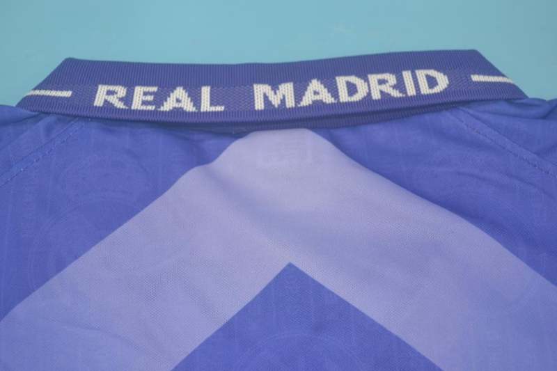 Real Madrid Soccer Jersey Away Retro Replica 1996/97
