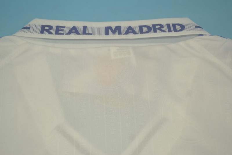 Real Madrid Soccer Jersey Home Retro Replica 1996/97
