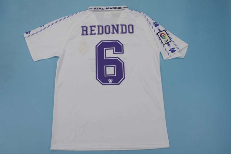 Real Madrid Soccer Jersey Home Retro Replica 1996/97