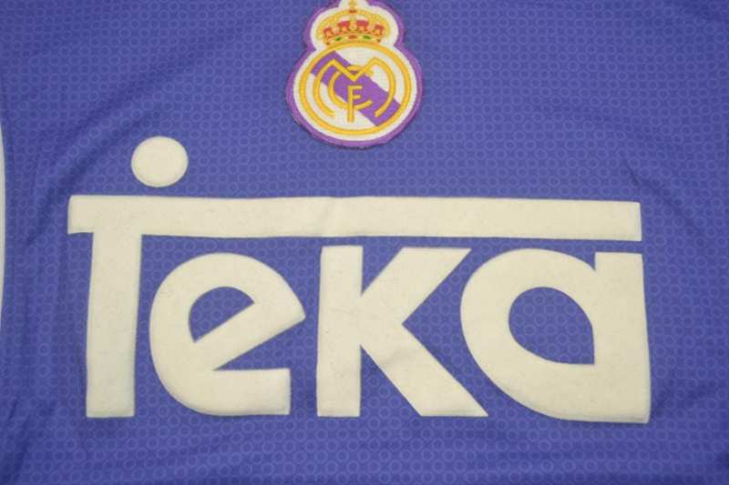 Real Madrid Soccer Jersey Away Retro Replica 1997/98