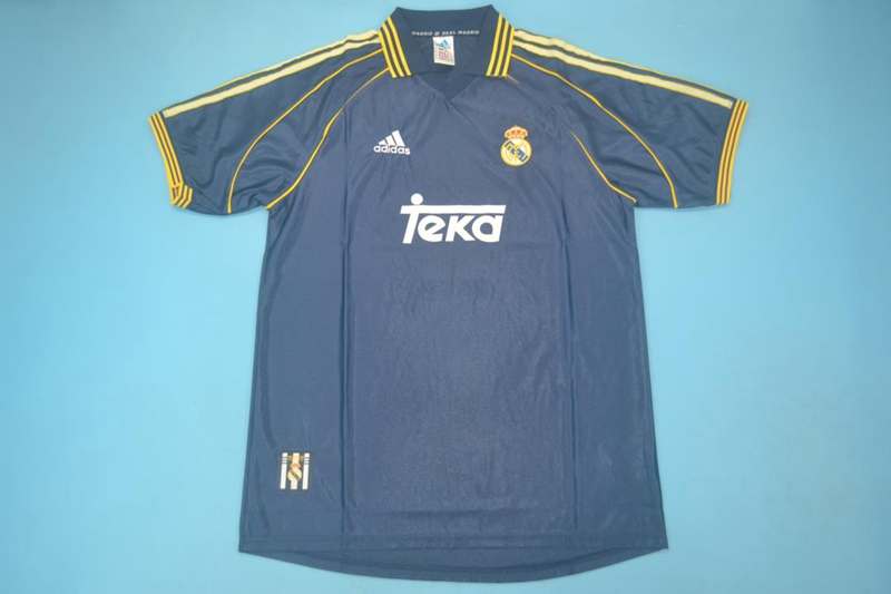 Real Madrid Soccer Jersey Away Retro Replica 1998/99