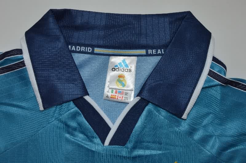 AAA Quality Real Madrid 1999/01 Third Long Sleeve Retro Soccer Jersey