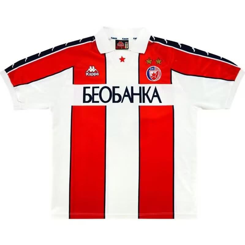 Red Star Belgrade Soccer Jersey Home Retro Replica 1995/97