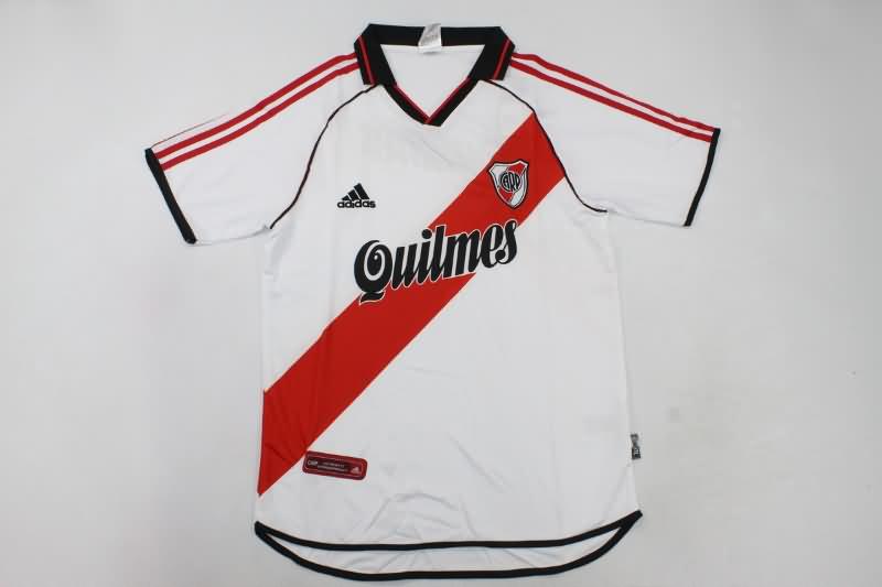 River Plate Soccer Jersey Home Retro Replica 2000/01