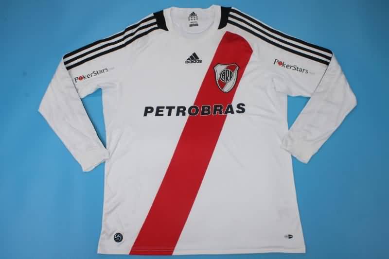 River Plate Soccer Jersey Home Long Retro Replica 2009/10