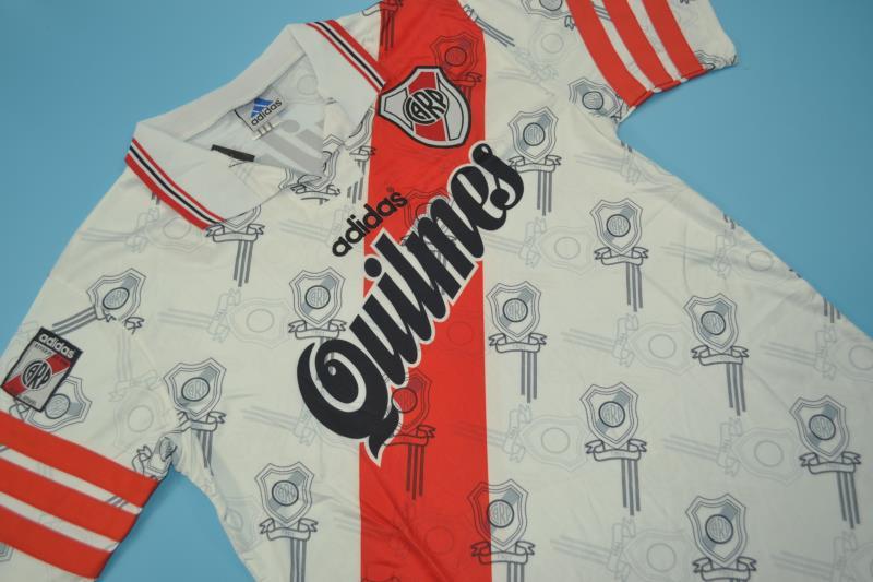 River Plate Soccer Jersey Home Retro Replica 1996