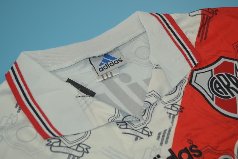 River Plate Soccer Jersey Home Retro Replica 1996