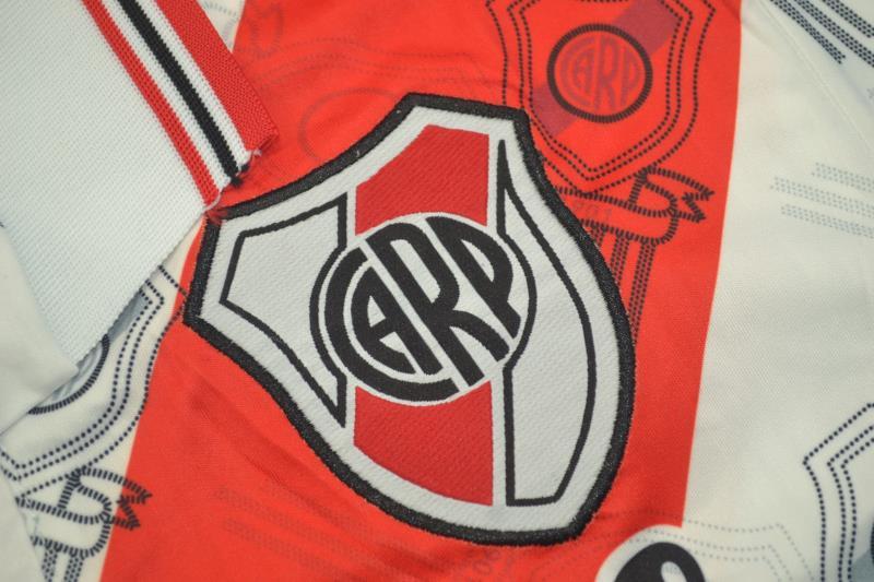 River Plate Soccer Jersey Home Retro Replica 1996