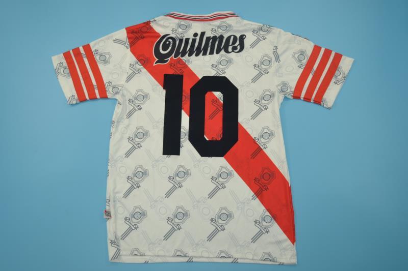 River Plate Soccer Jersey Home Retro Replica 1996