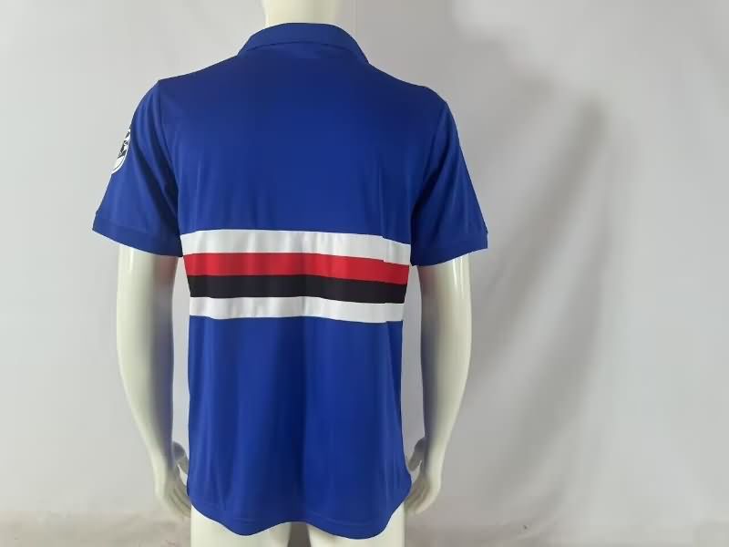 AAA Quality Sampdoria 1983/88 Home Retro Soccer Jersey