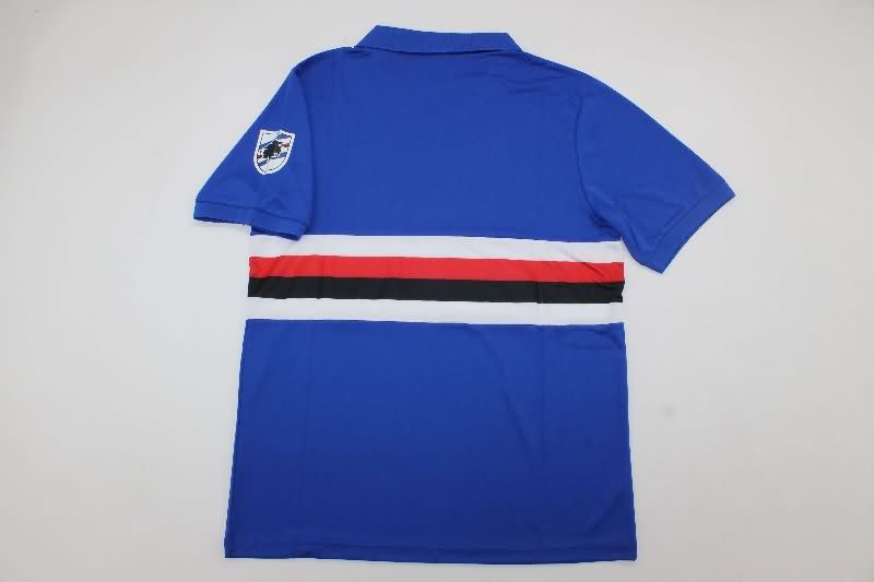 AAA Quality Sampdoria 1983/88 Home Retro Soccer Jersey