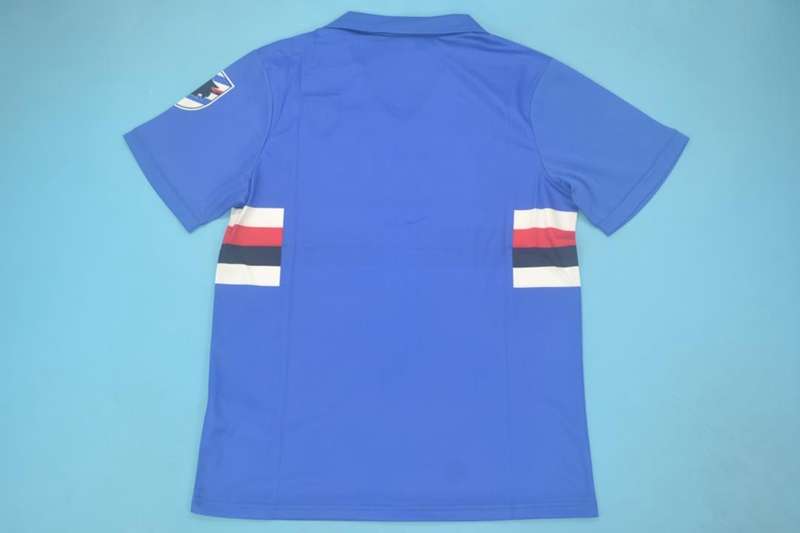 Sampdoria Soccer Jersey Home Retro Replica 1991/92