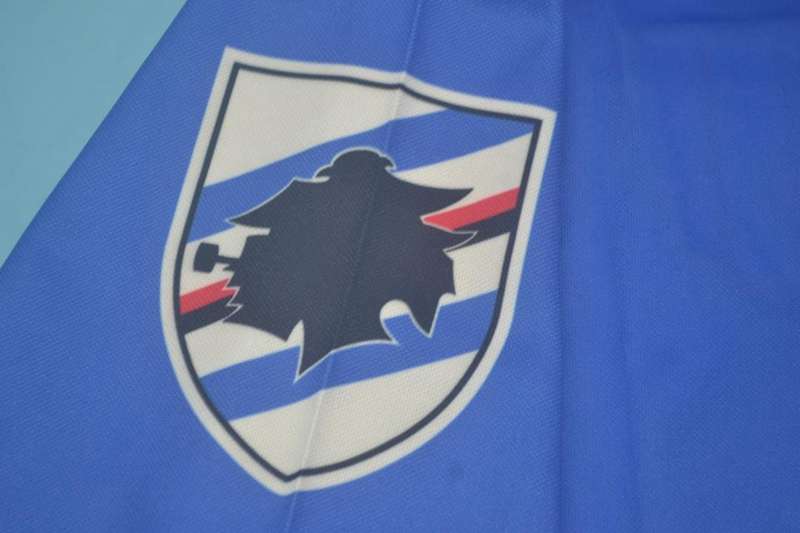 Sampdoria Soccer Jersey Home Retro Replica 1991/92