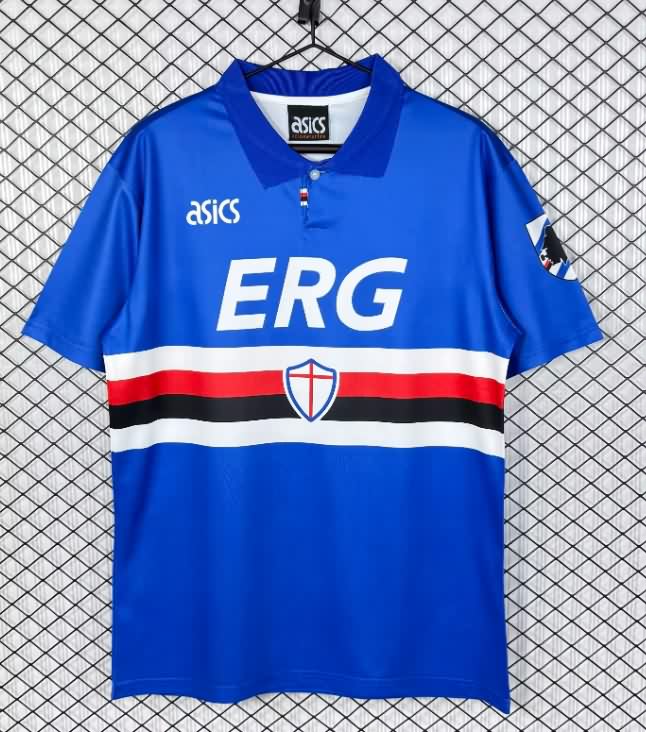AAA Quality Sampdoria 1993/94 Home Retro Soccer Jersey AAA Quality Sampdoria 1993/94 Home Retro Soccer Jersey