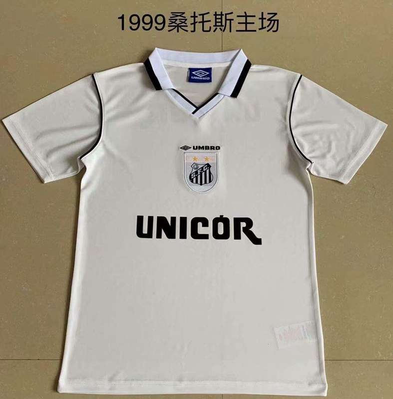 Santos Soccer Jersey Home Retro Replica 1999