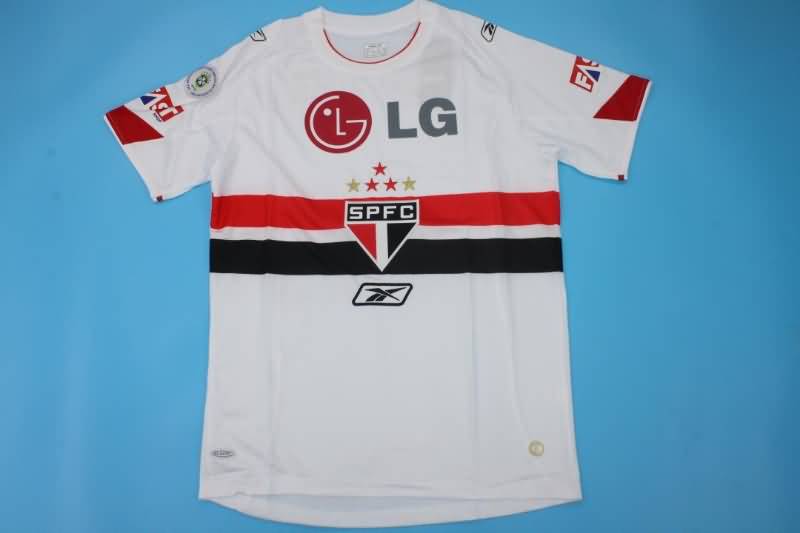 Sao Paulo Soccer Jersey Home Retro Replica 2007/08