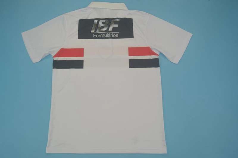 Sao Paulo Soccer Jersey Home Retro Replica 1991