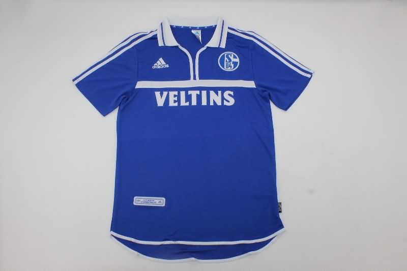 AAA Quality Schalke 04 2000/02 Home Retro Soccer Jersey