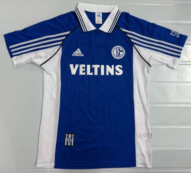 AAA Quality Schalke 04 1998/2000 Home Retro Soccer Jersey