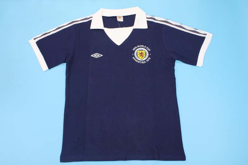 Scotland Soccer Jersey Home Retro Replica 1978