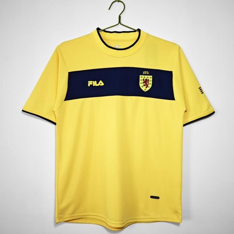 Scotland Soccer Jersey Away Retro Replica 2002