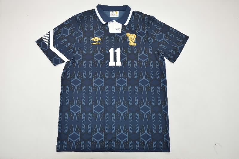 Scotland Soccer Jersey Home Retro Replica 1991/94