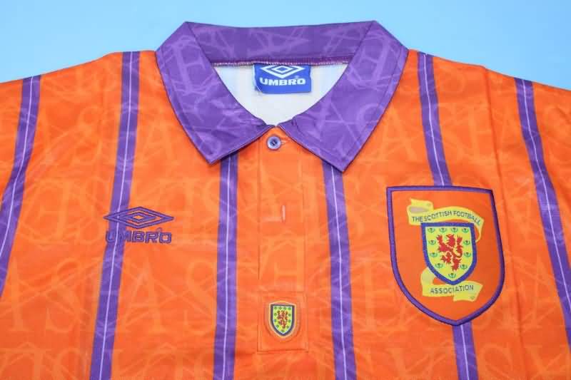 Scotland Soccer Jersey Away Retro Replica 1993/94