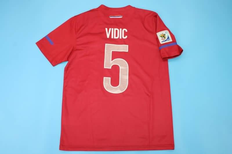 Serbia Soccer Jersey Home Retro Replica 2010