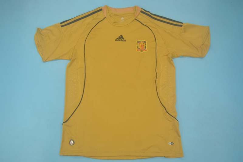 Spain Soccer Jersey Away Retro Replica 2008