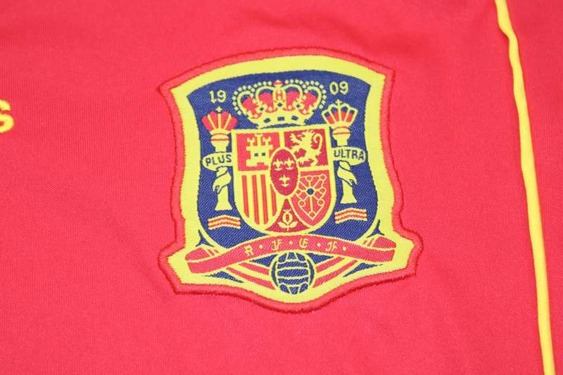 Spain Soccer Jersey Home Retro Replica 2008