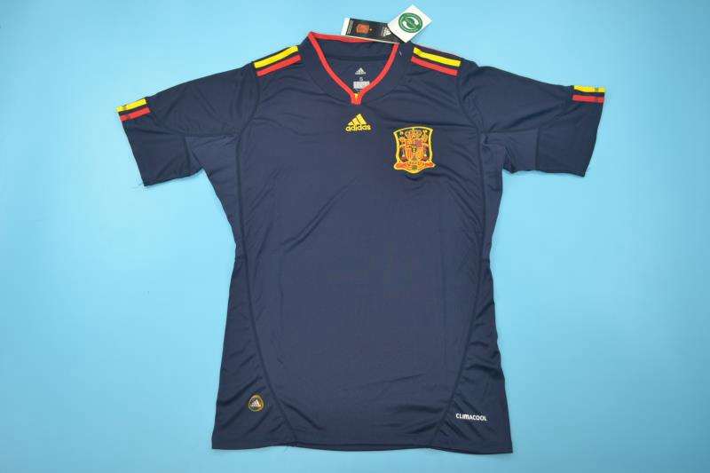 Spain Soccer Jersey Away Retro Replica 2010