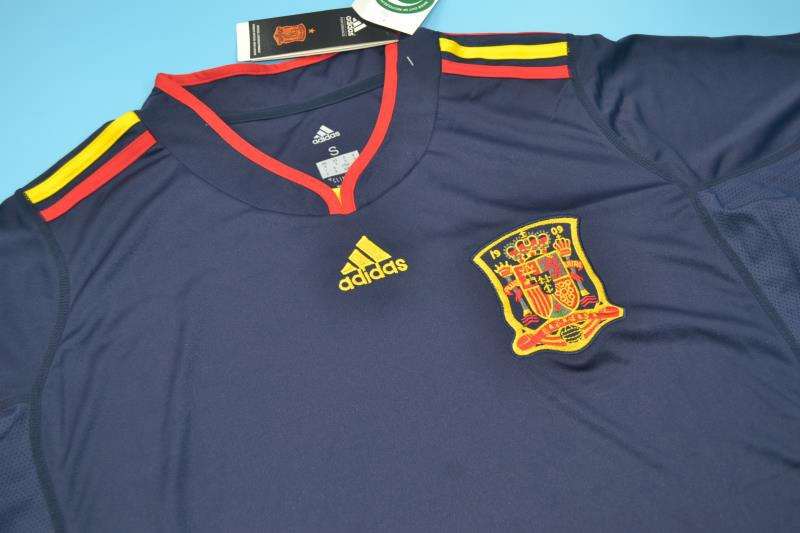 Spain Soccer Jersey Away Retro Replica 2010