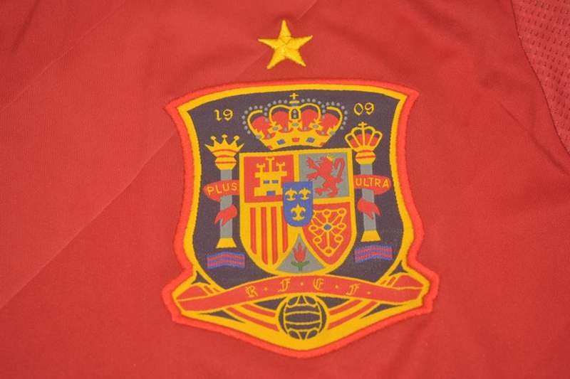 Spain Soccer Jersey Home Retro Replica 2012