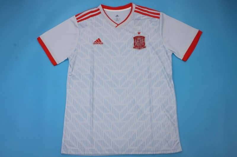 Spain Soccer Jersey Away Retro Replica 2018