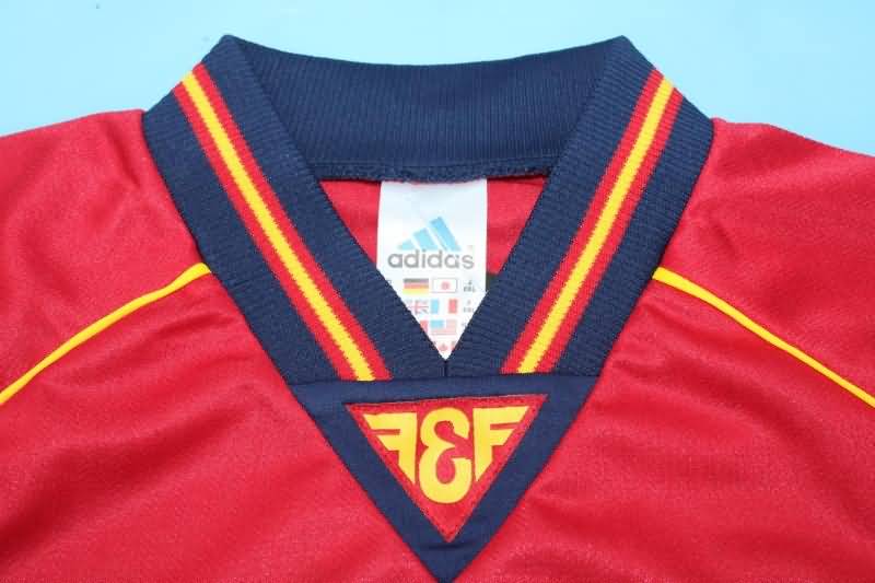 Spain Soccer Jersey Home Retro Replica 1998/99