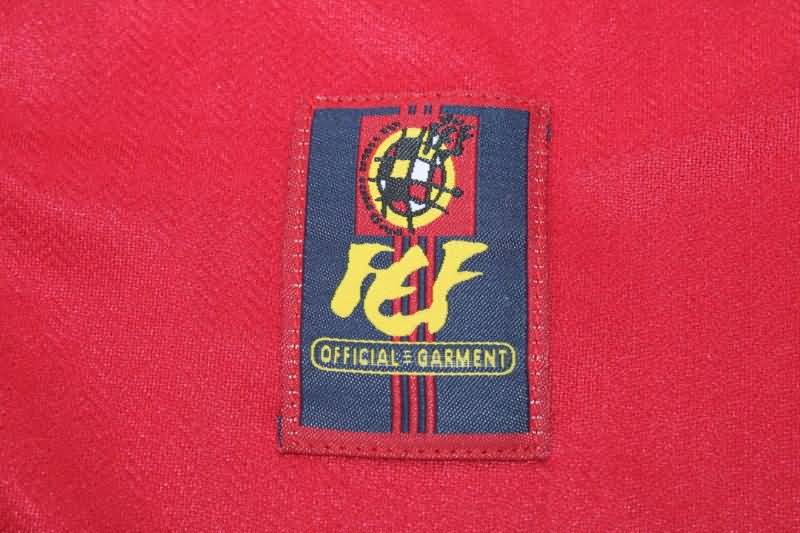 Spain Soccer Jersey Home Retro Replica 1998/99