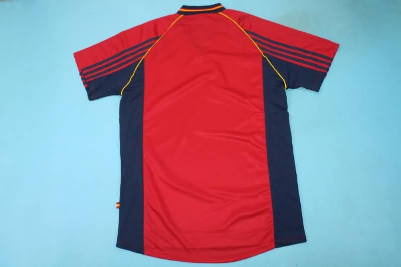 Spain Soccer Jersey Home Retro Replica 1998/99