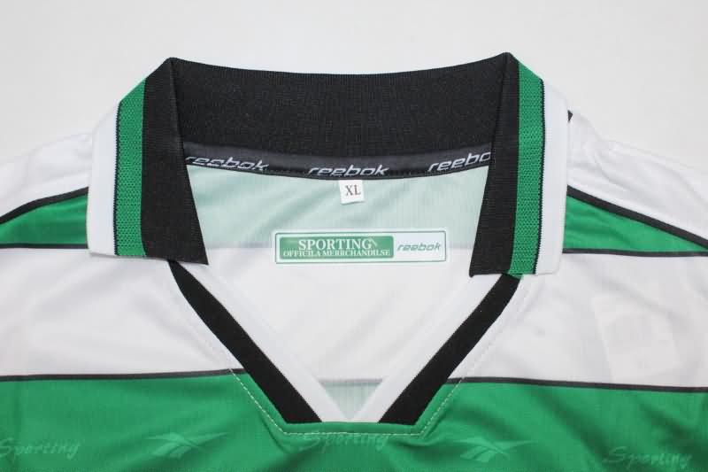 Sporting Lisbon Soccer Jersey Home Retro Replica 2001/02