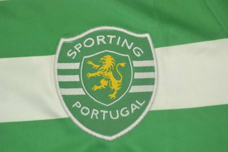 Sporting Lisbon Soccer Jersey Home Retro Replica 2003/04