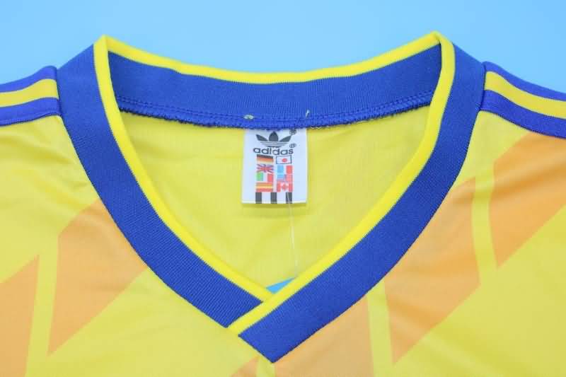 Sweden Soccer Jersey Home Retro Replica 1988