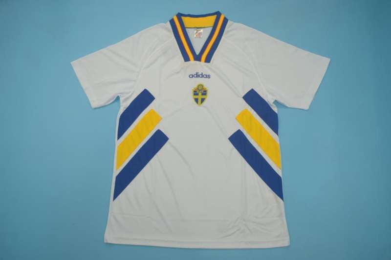 Sweden Soccer Jersey Away Retro Replica 1994